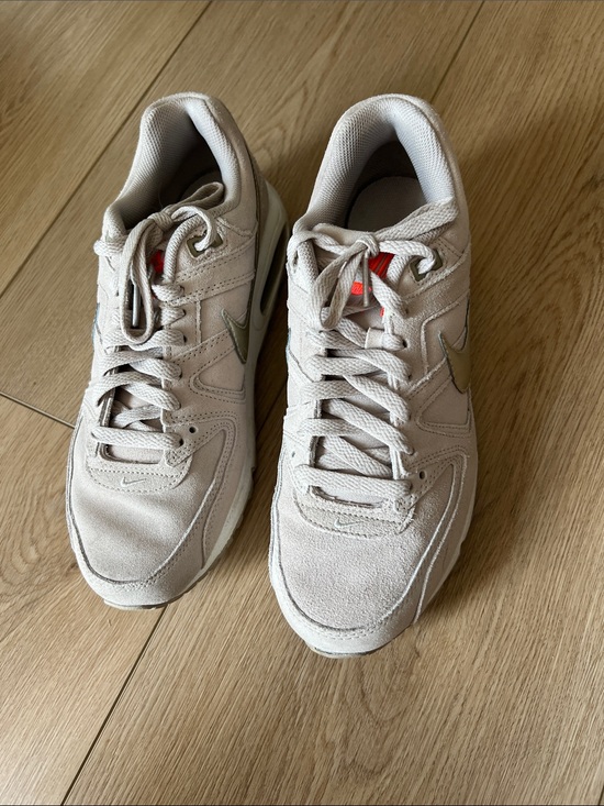 Nike Shoes - Nike Women's Air Max Command Sneakers in Light Beige with Gold Swoosh